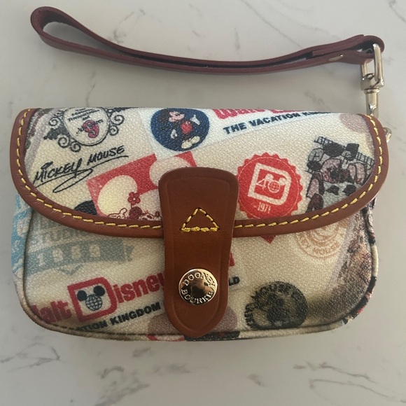 Dooney & Bourke Disney World Retro Wristlet – 40th Anniversary Theme Park Icons - Picture 2 of 15